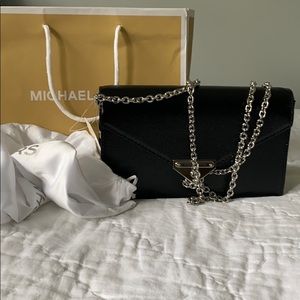 Grace medium patent leather envelope clutch on sale